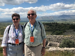 Andi and Andrew Simon in Greece